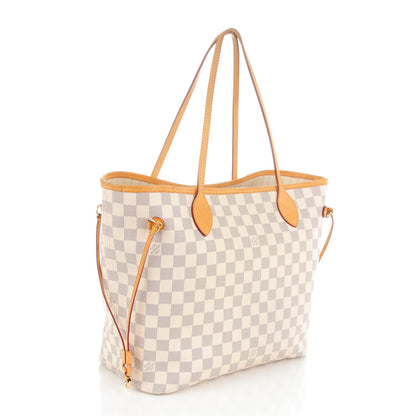 Louis Vuitton Damier Azur Neverfull MM 3 of 10