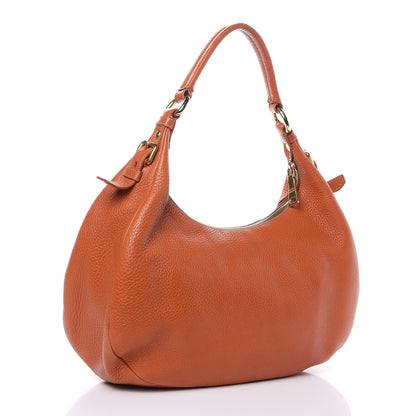 Prada Vitello Daino Hobo Papaya 3 of 13
