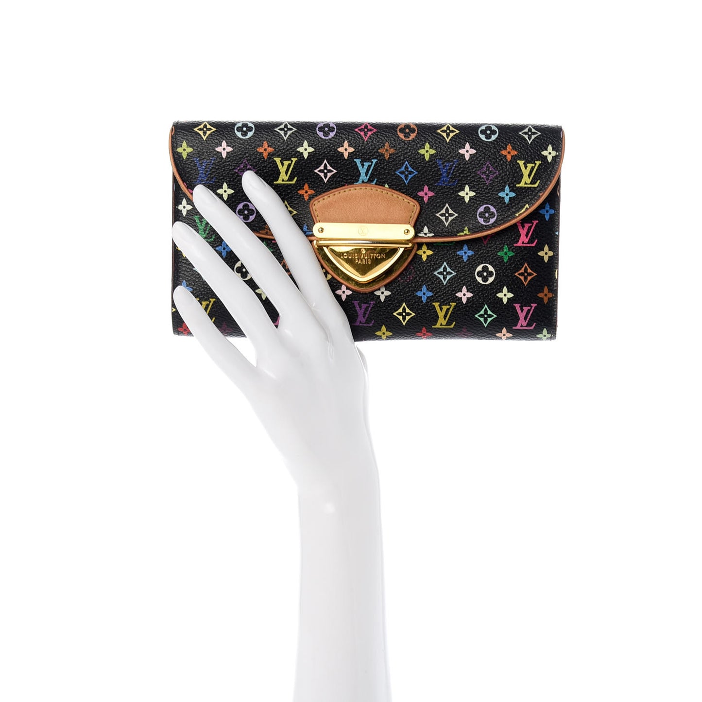 Monogram Multicolor Eugenie Wallet Black