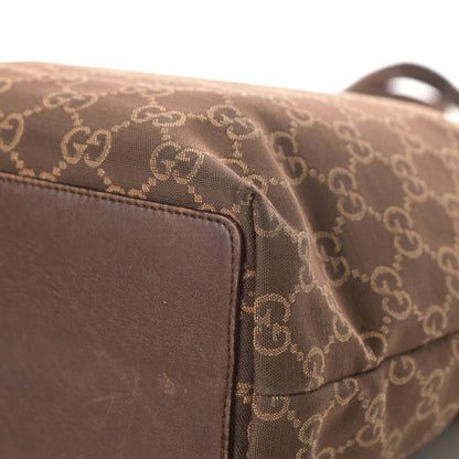 Gucci Monogram Small Bucket Tote Brown 10 of 21