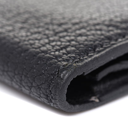 Hermes Chevre Mysore Bearn Gusset Wallet Black 8 of 11