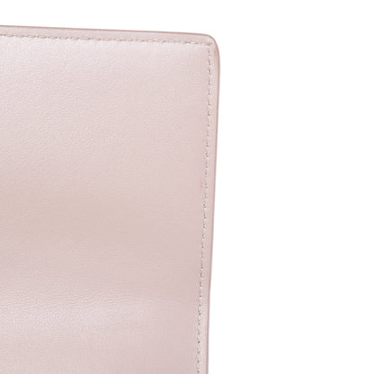 Saint Laurent Calfskin Crocodile Embossed Monogram Sunset Chain Wallet Soft Nude 9 of 9