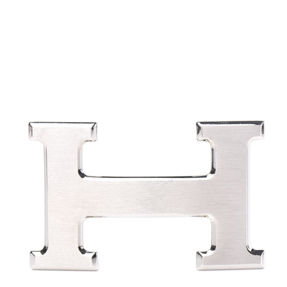 Hermes Brushed Palladium 32mm H Belt Buckle 1 of 3