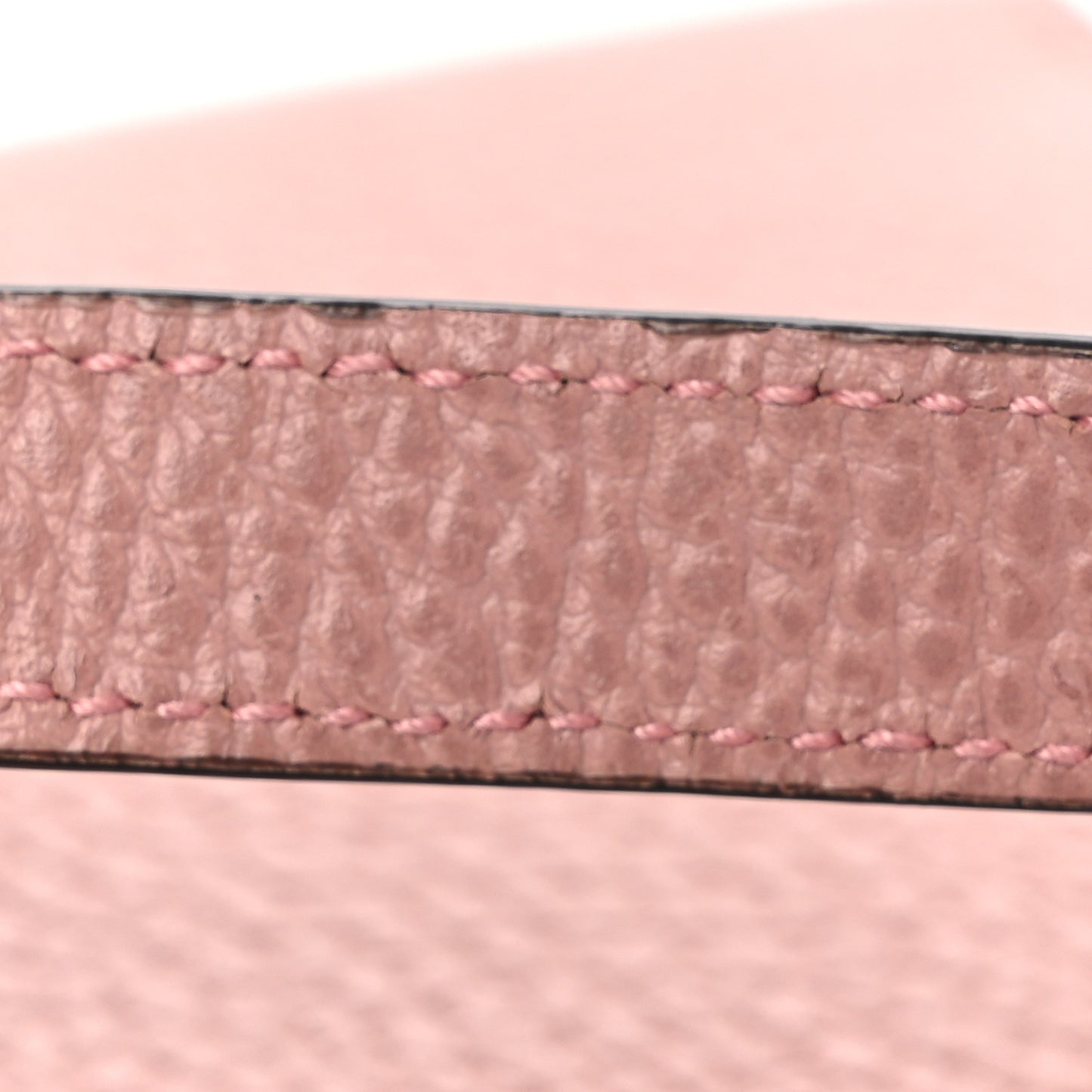 Dollar Calfskin Interlocking G Chain Wallet Soft Pink