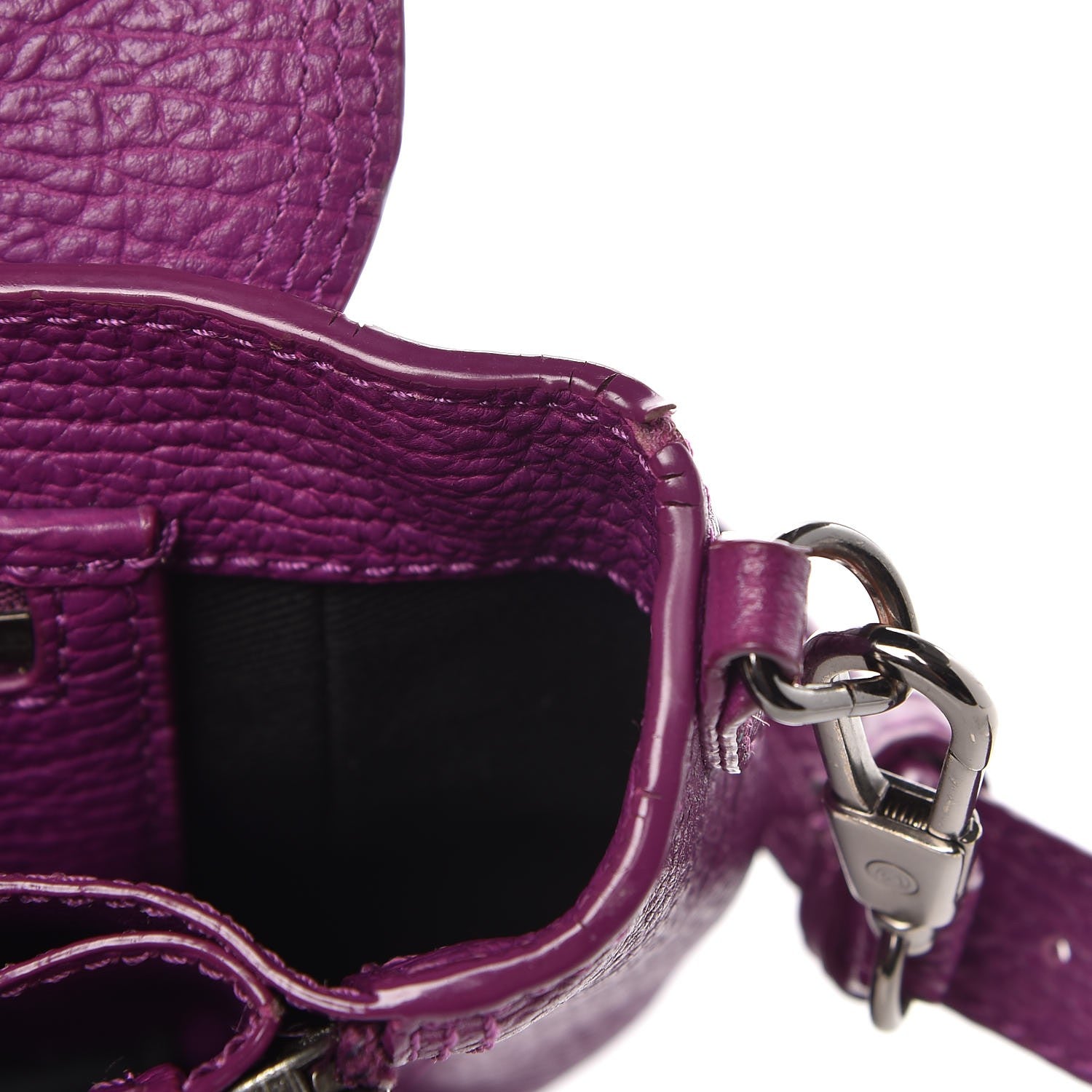 3.1 Phillip Lim 3.1 Textured Calfskin Mini Pashli Satchel Orchid 9 of 11