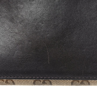 Gucci Monogram Calfskin Ladies Web Continental Wallet Beige Ebony Cocoa 13 of 13