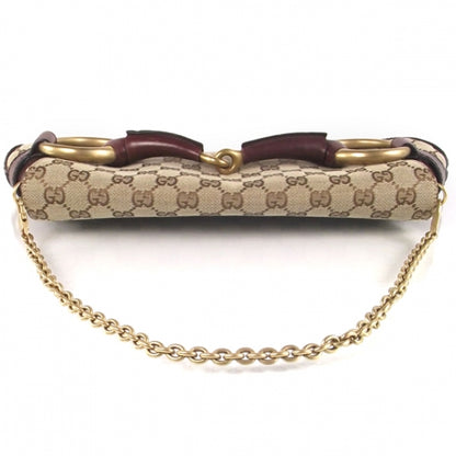 Gucci Monogram GG Studded Large Horsebit Clutch 4 of 10