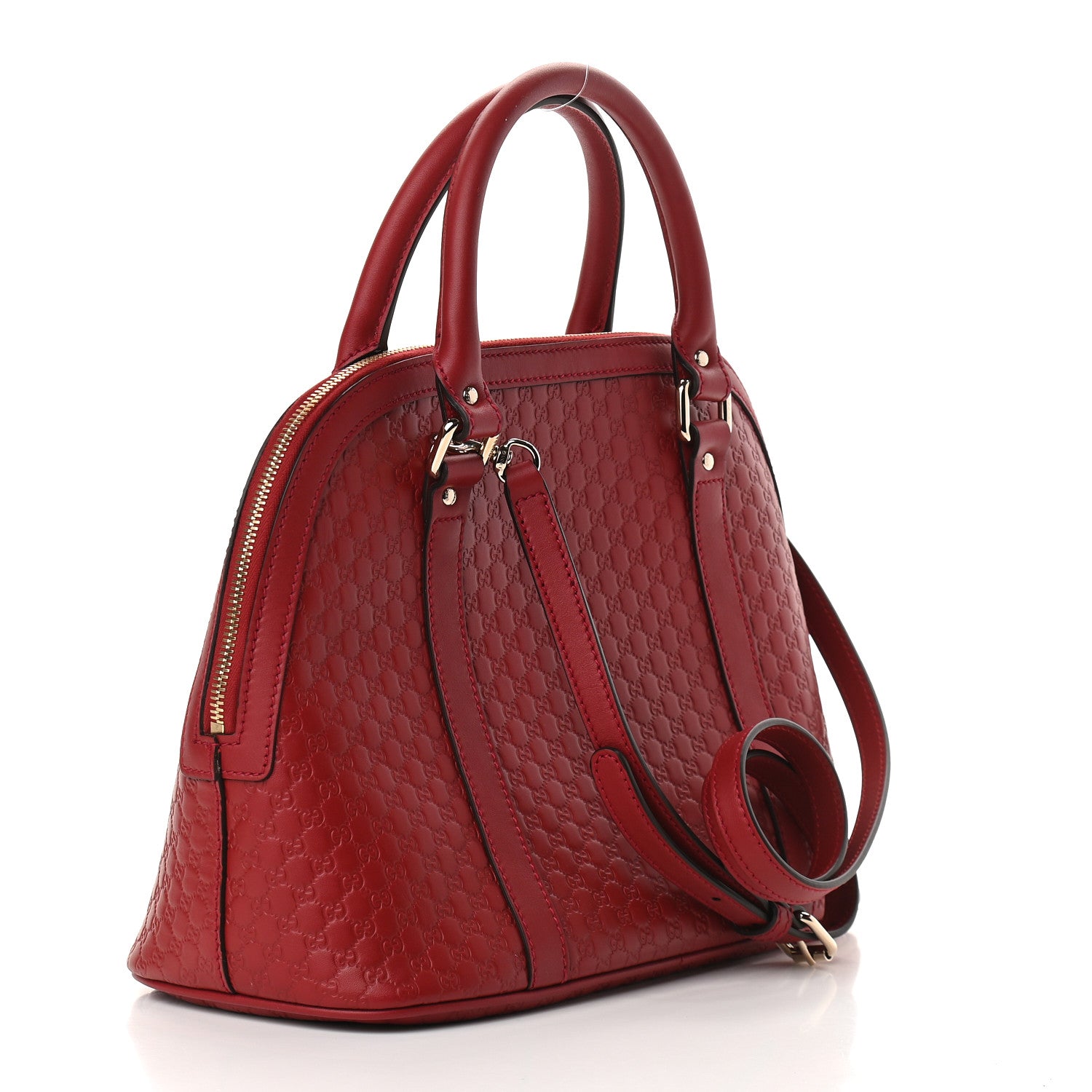 Gucci Microguccissima Medium Dome Bag Red 3 of 9