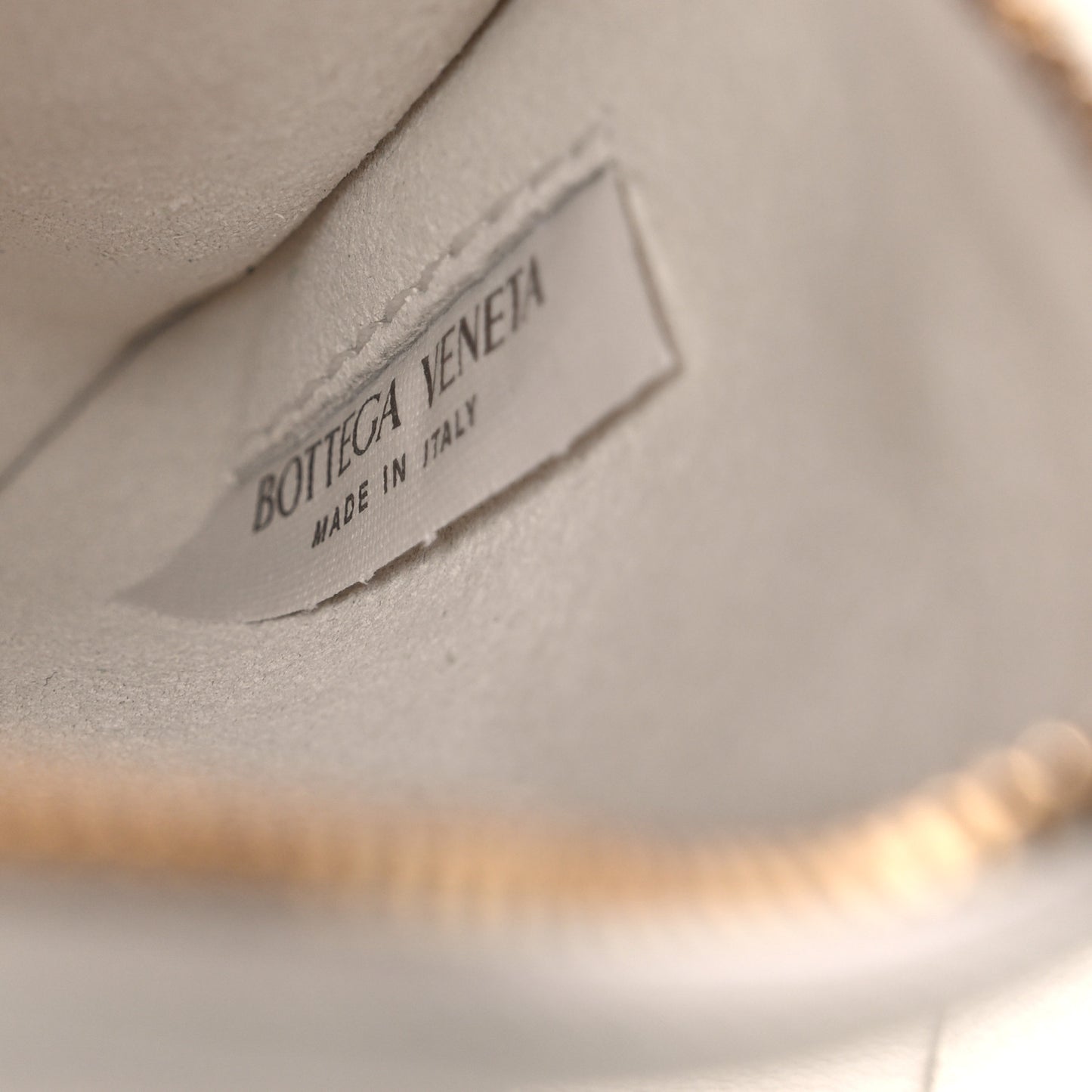 Nappa Intrecciato Small Solstice Hobo White