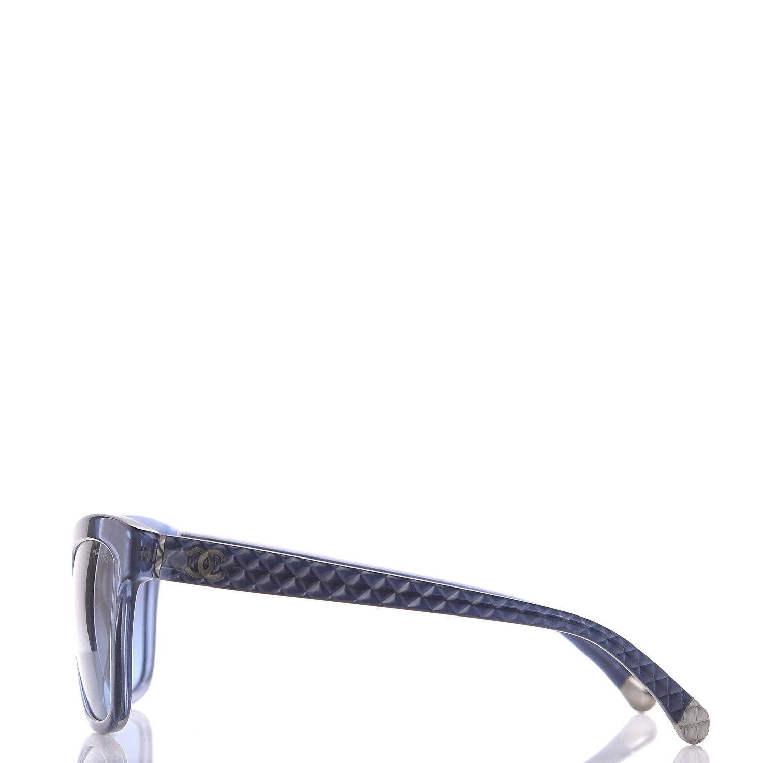 Chanel CC Cat Eye Sunglasses 5330 Blue 2 of 8
