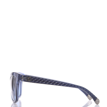 Chanel CC Cat Eye Sunglasses 5330 Blue 2 of 8