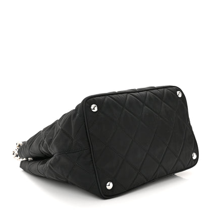 Prada Nylon Tessuto Impuntu Quilted Tote Black 3 of 9