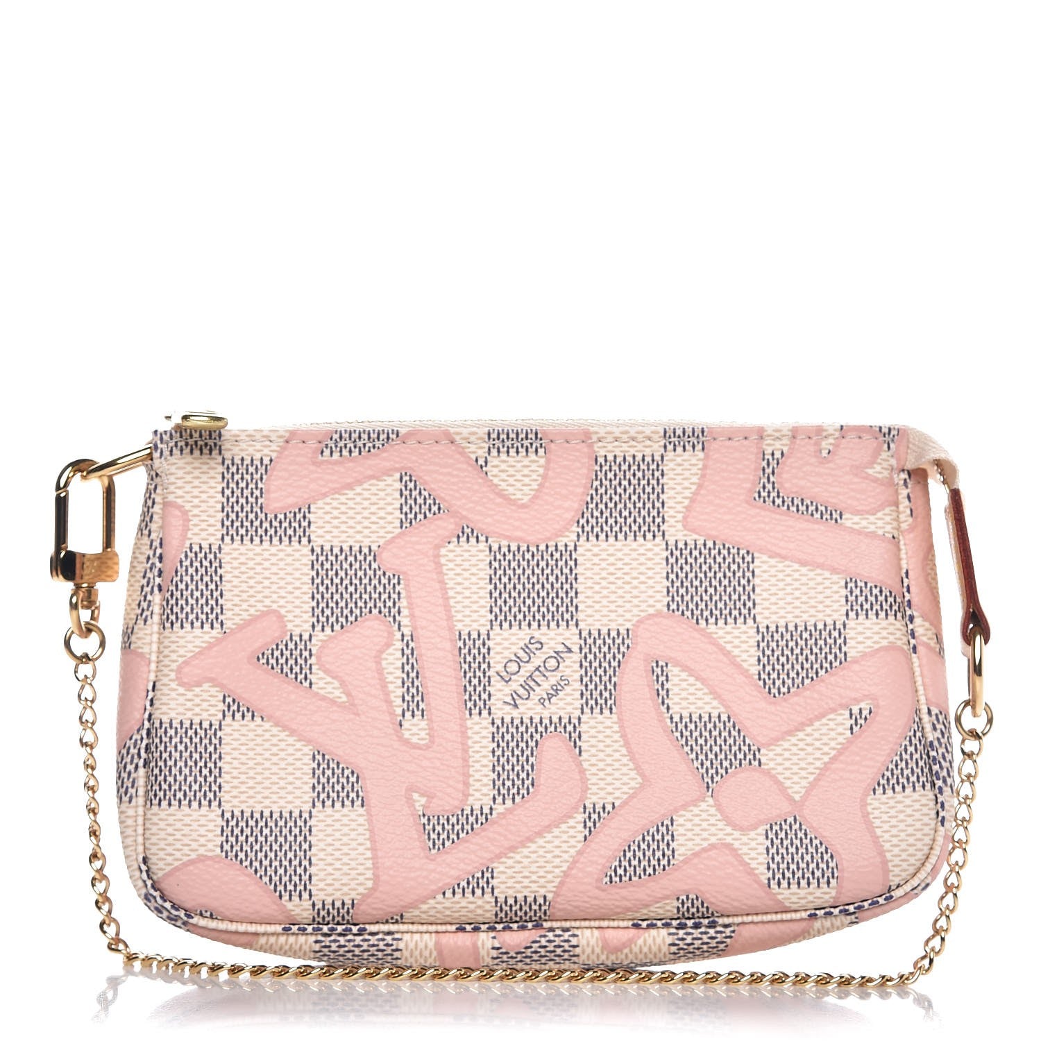 Louis Vuitton Damier Azur Tahitienne Mini Pochette Accessories 1 of 8