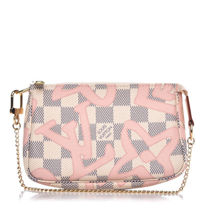 Louis Vuitton Damier Azur Tahitienne Mini Pochette Accessories 1 of 8