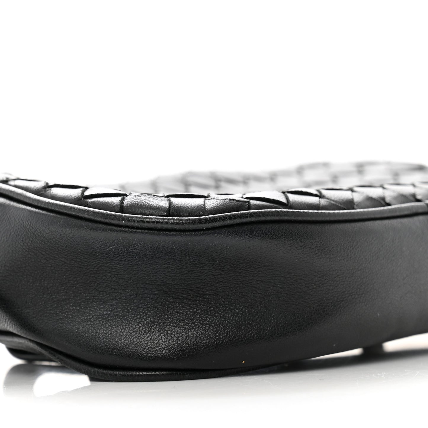 Nappa Intrecciato Belt Bag Black