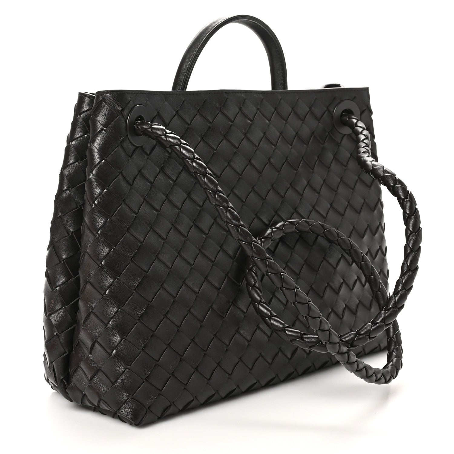 Bottega Veneta Nappa Intrecciato Medium Andiamo Shoulder Bag Fondant 3 of 8