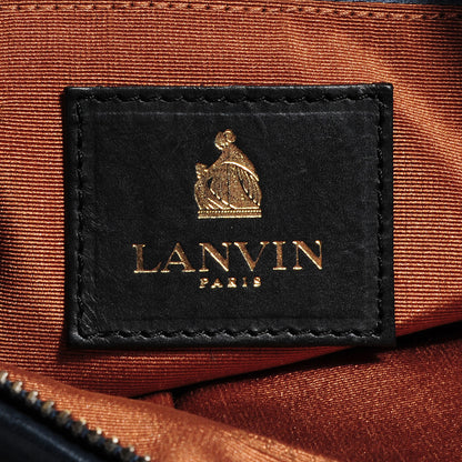 Lanvin Quilted Lambskin Amalia Medium Shoulder Bag Bleu Nuit 6 of 7