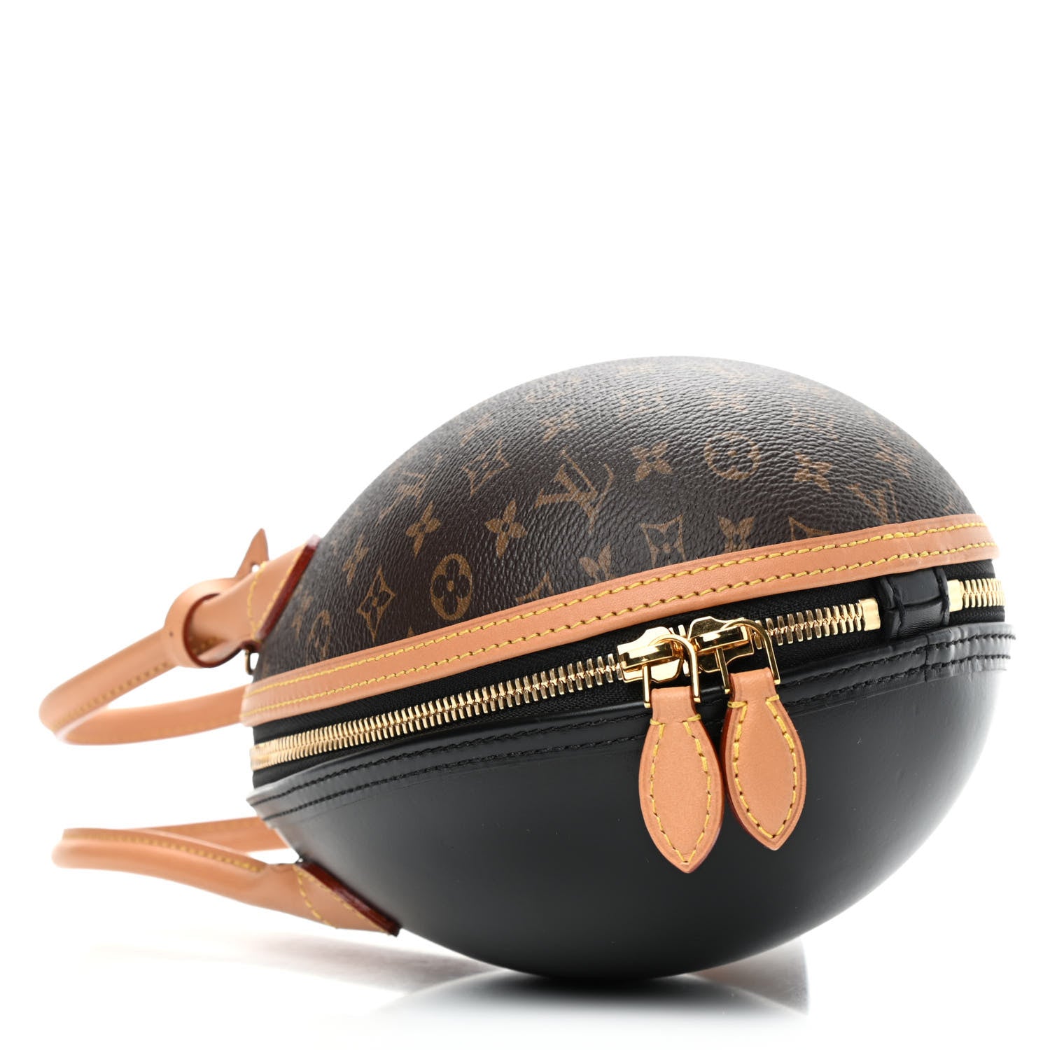 Louis Vuitton Monogram Egg Bag Black 3 of 4