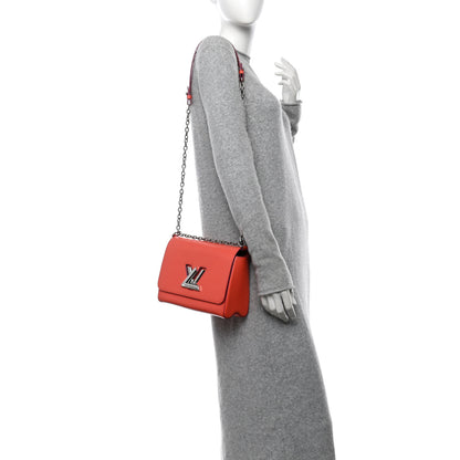 Louis Vuitton Epi Twist Shoulder Bag MM Coral 2 of 10