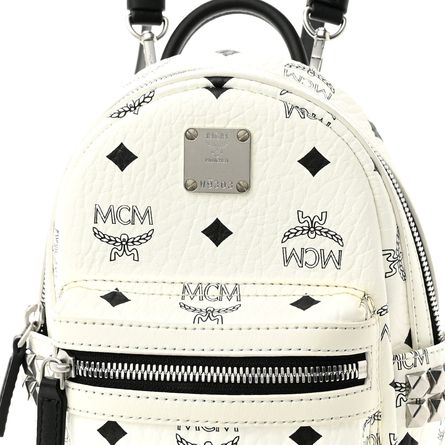 Visetos Side Stud X-Mini Stark Bebe Boo Backpack White