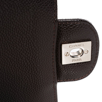 Chanel Caviar Quilted Medium Double Flap Brown 6 of 8