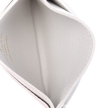 Louis Vuitton Calfskin Lockme Card Holder White 5 of 8