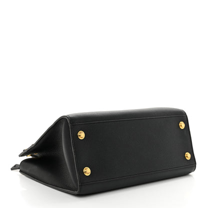 Louis Vuitton Taurillon City Steamer MM Black 4 of 14
