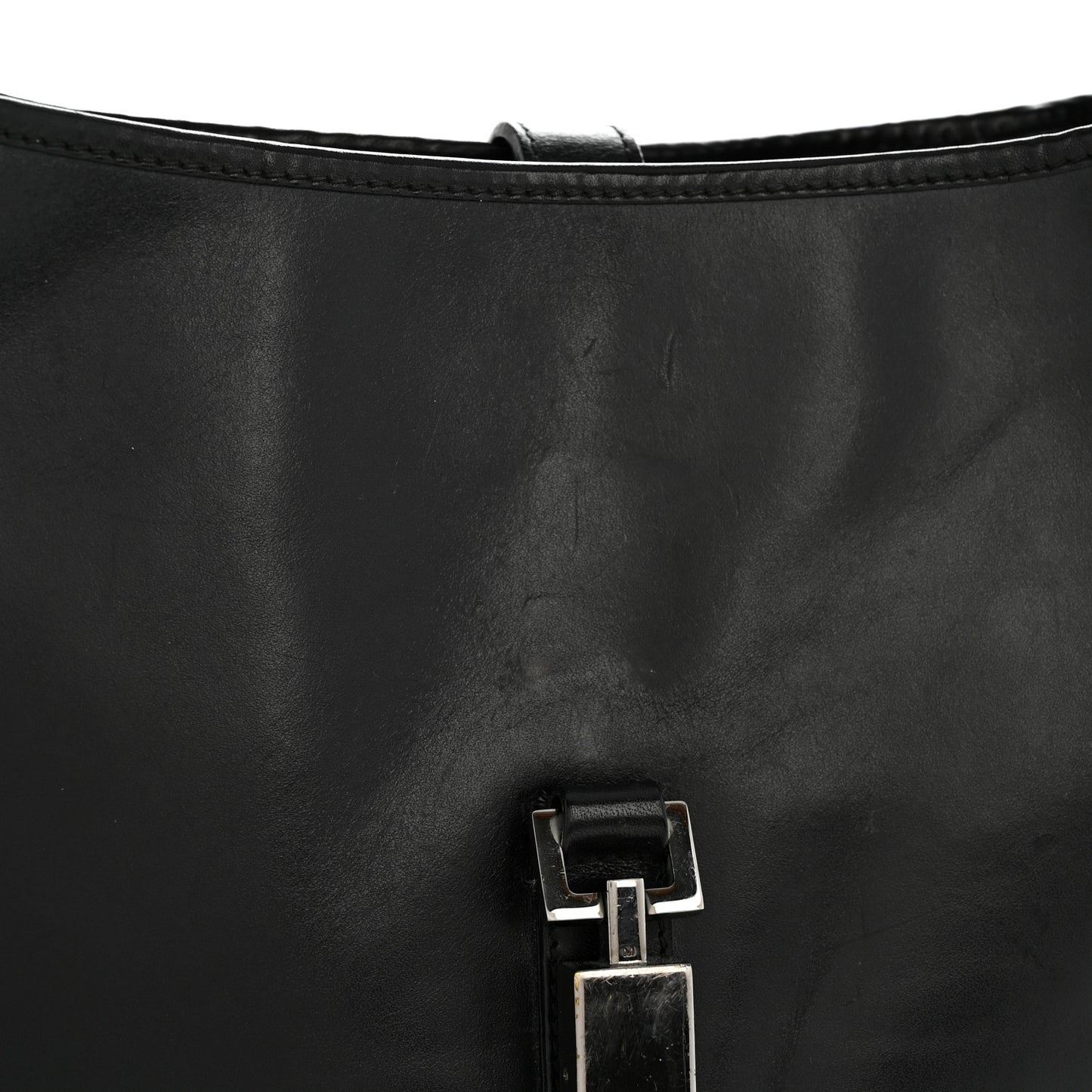 Calfskin Small Jackie O Hobo Black