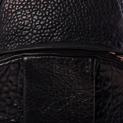 Alexander Wang Pebbled Lambskin Dumbo Backpack Black Rose Gold Hardware 8 of 9