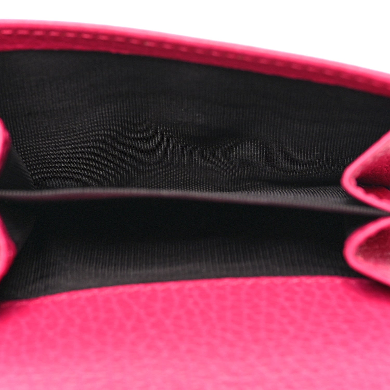 Gucci Dollar Calfskin GG Marmont Compact Wallet Box Pink 6 of 9