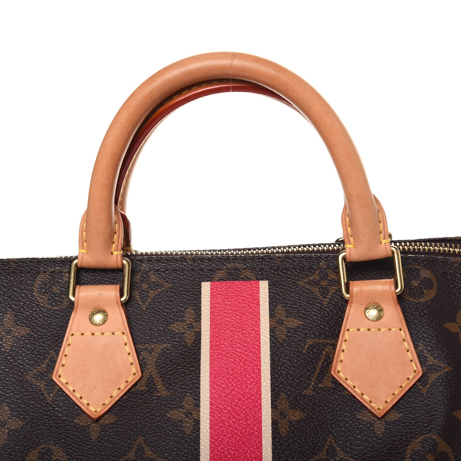 Louis Vuitton Monogram My LV Heritage Speedy 30 Fuchsia Ivory 17 of 21