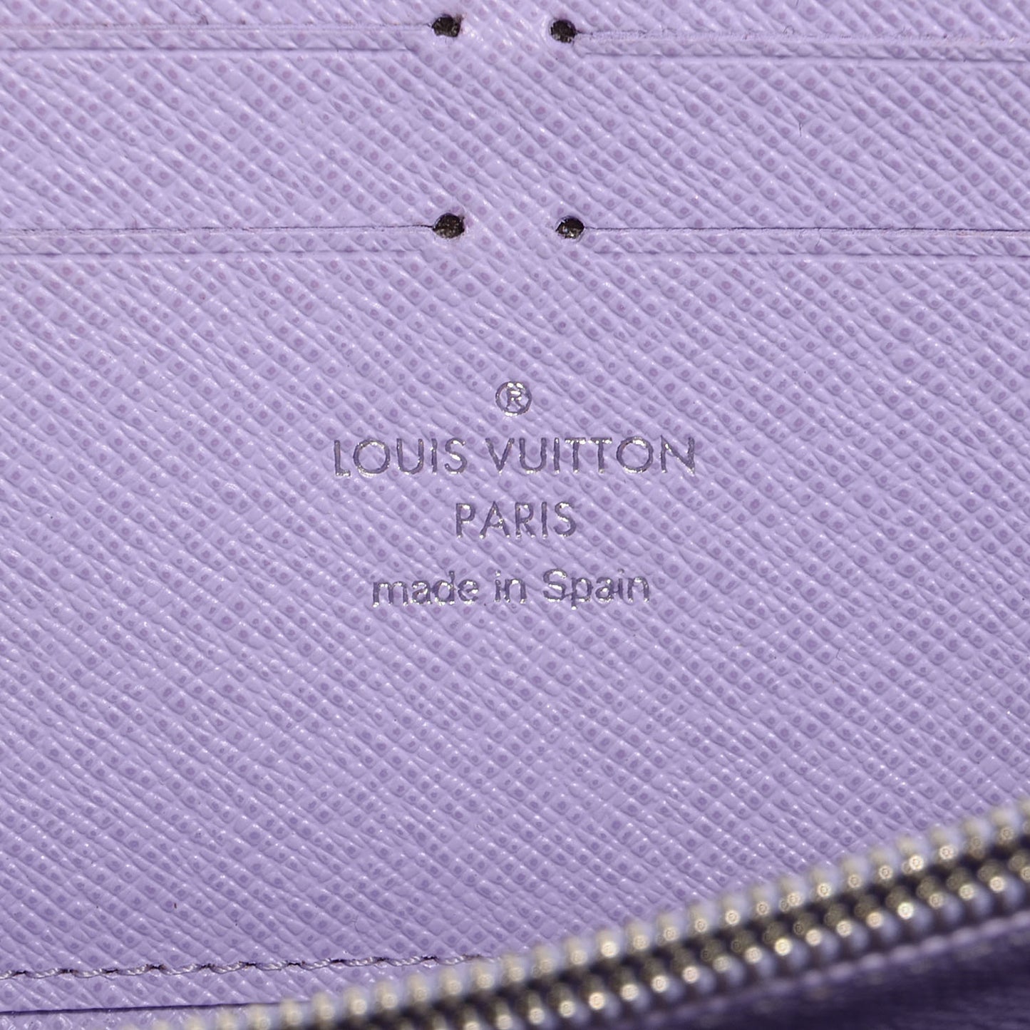Epi Zippy Wallet Lilac