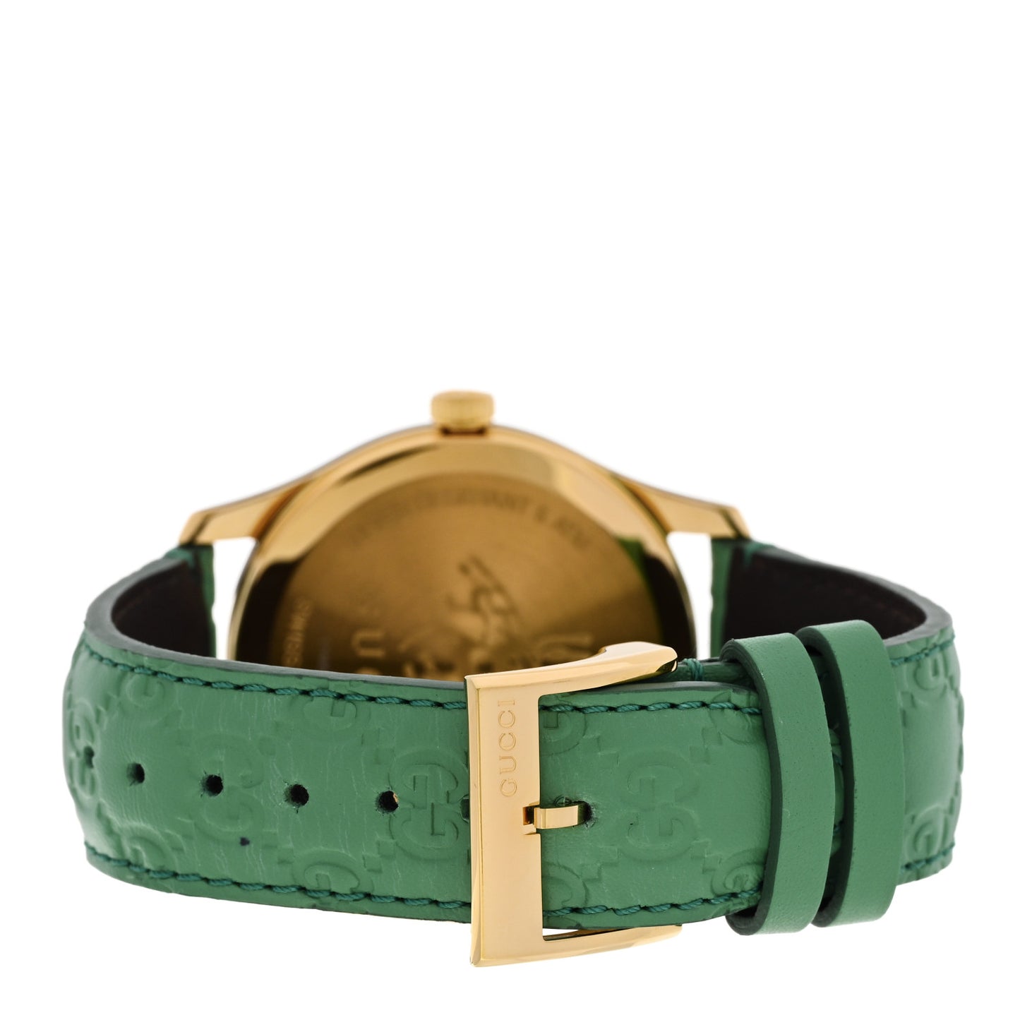 Stainless Steel Calfskin 38mm G-Timeless Quartz Watch Green