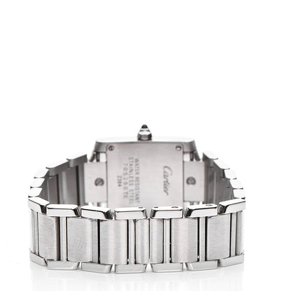 Cartier Stainless Steel 20mm Tank Francaise Quartz Watch 4 of 18