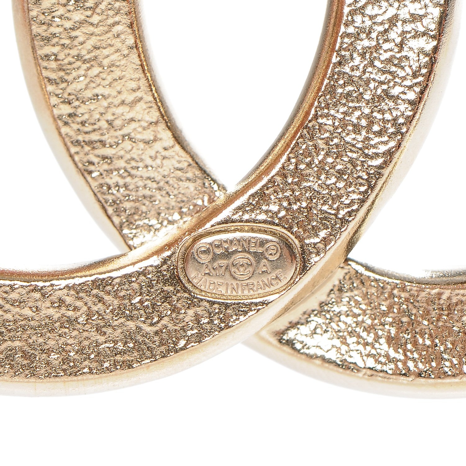 Chanel Resin CC Brooch Gold Red Blue 4 of 4