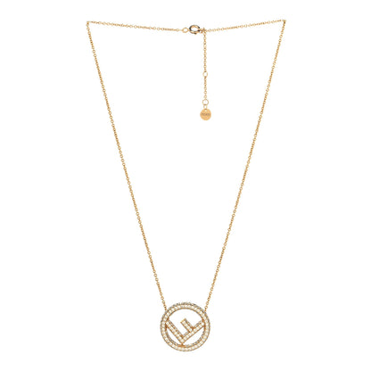 Fendi Metal Crystal F is Fendi Necklace Gold 3 of 7