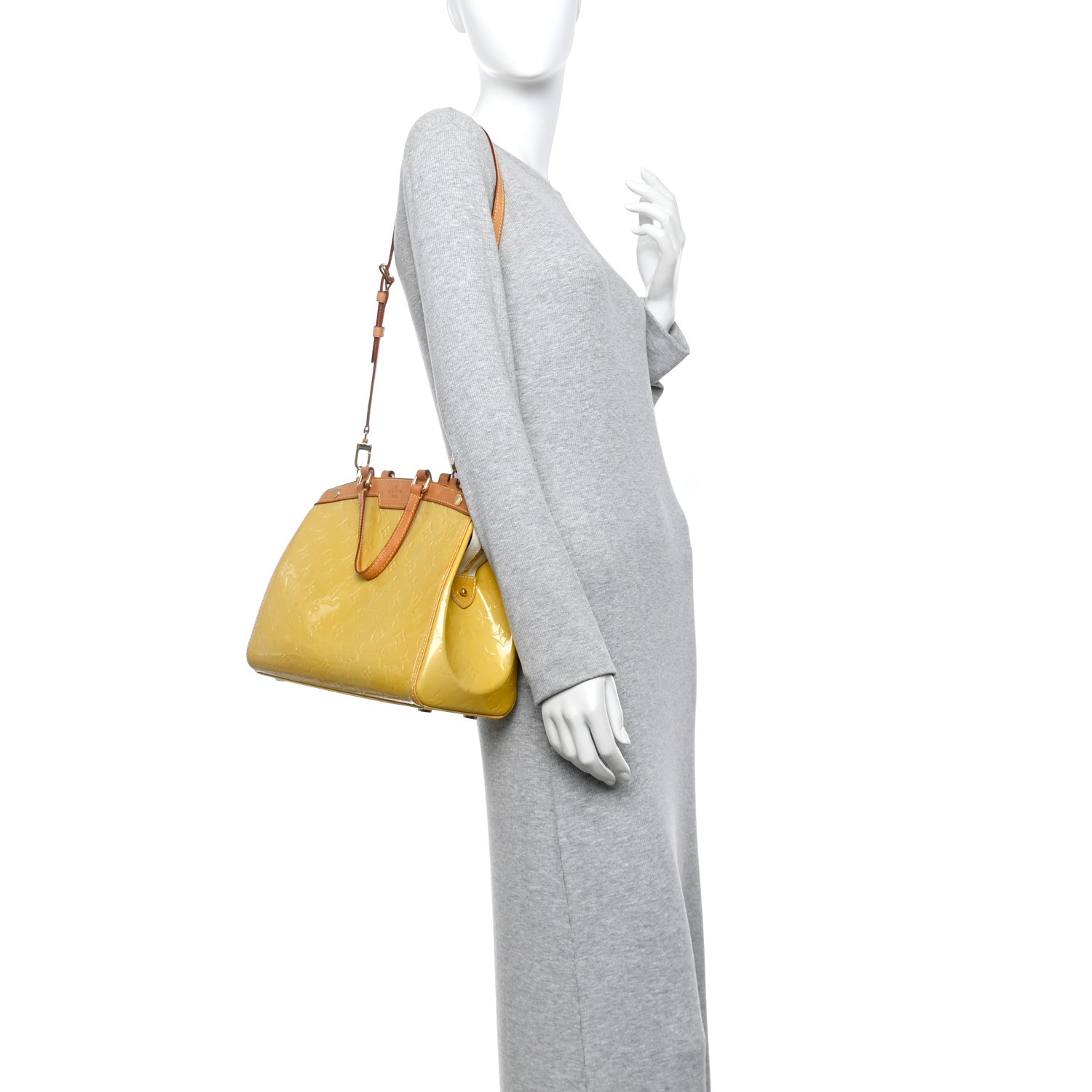 Louis Vuitton Vernis Brea MM Blanc Corail 2 of 14