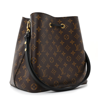 Louis Vuitton Monogram Neonoe MM Black 3 of 10