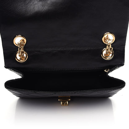 Chanel Aged Calfskin Quilted 2.55 Reissue Mini Flap Black 5 of 10