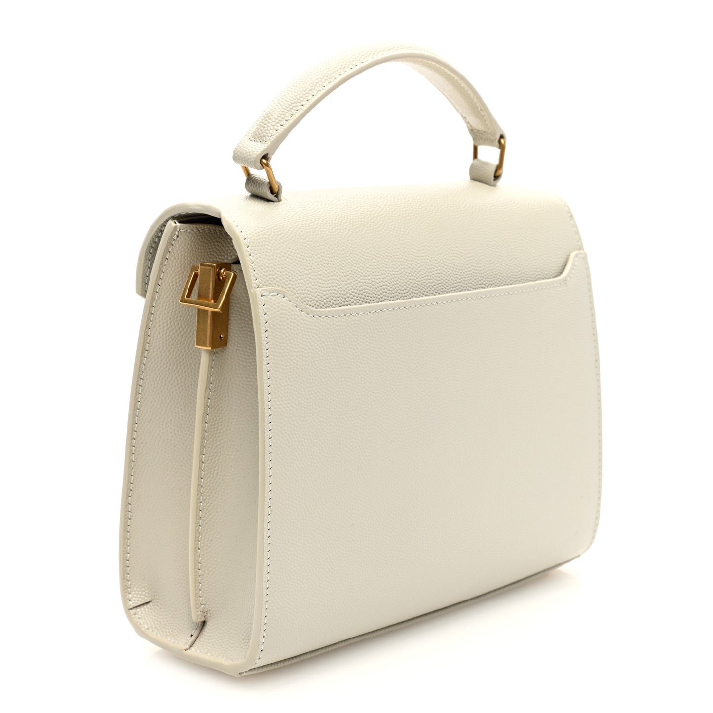 Grain de Poudre Mini Classic Monogram Cassandra Top Handle Crema Soft Rouge Legion