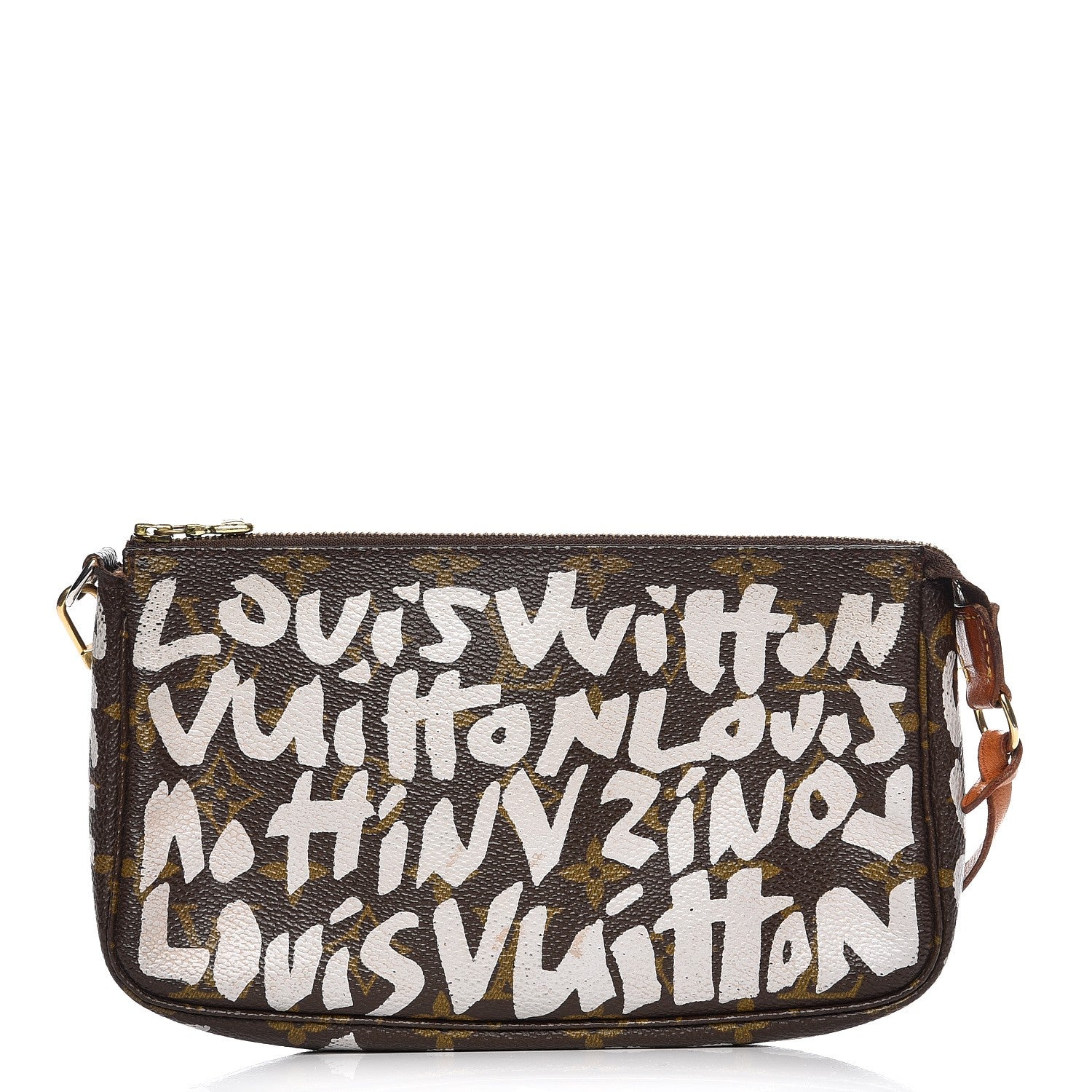 Louis Vuitton Monogram Graffiti Pochette Accessories Silver 1 of 11