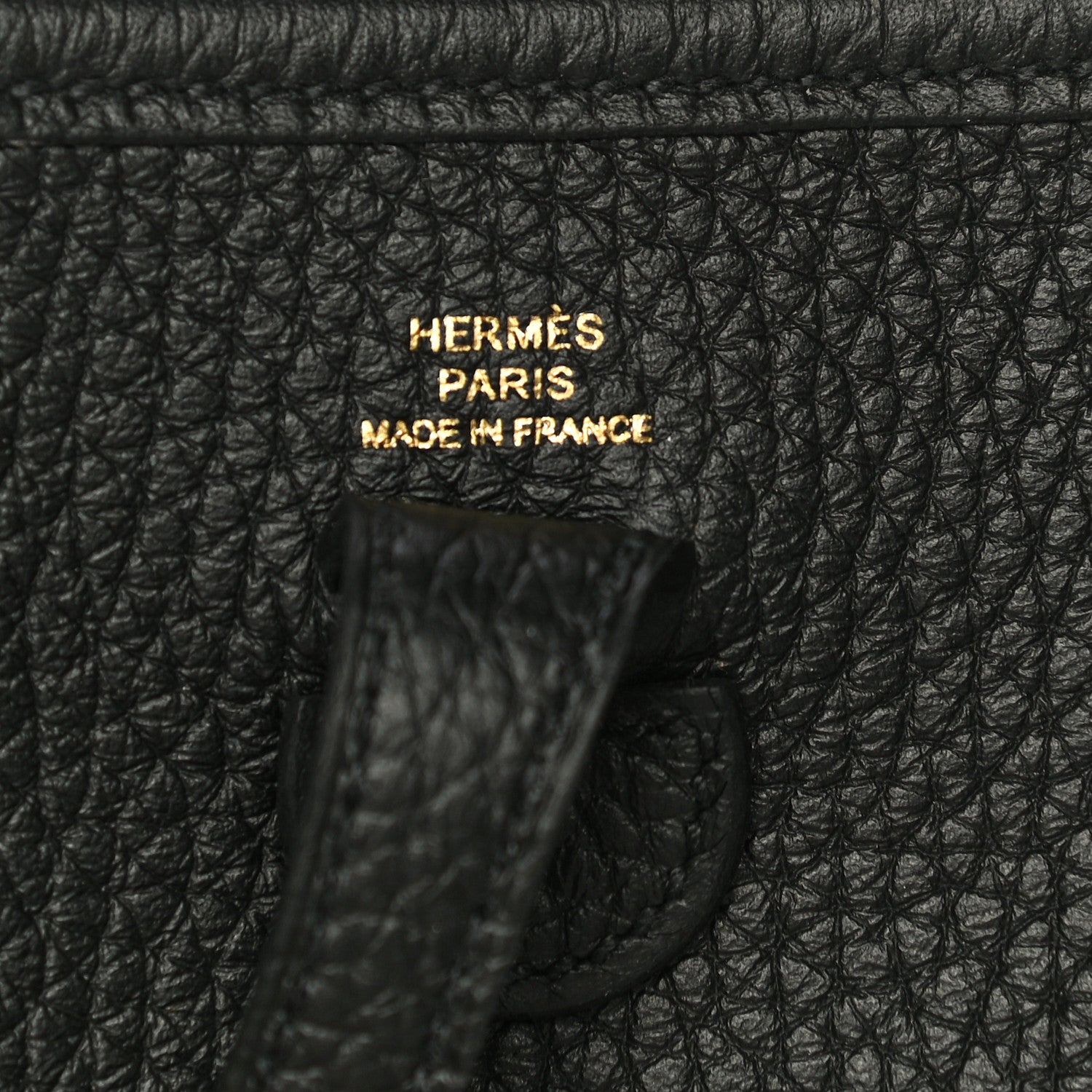 Hermes Taurillon Clemence Evelyne TPM Black 6 of 10