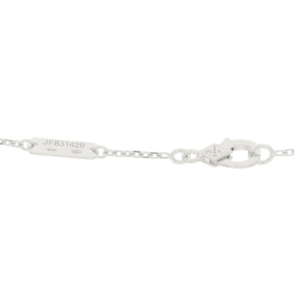 Van Cleef & Arpels 18K White Gold Turquoise Perlee Couleurs Pendant Necklace 4 of 6