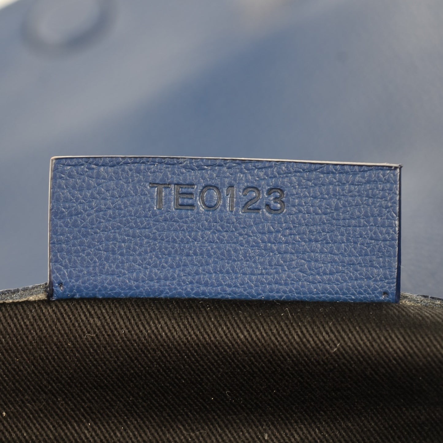 Sugar Goatskin Medium Antigona Envelope Clutch Blue