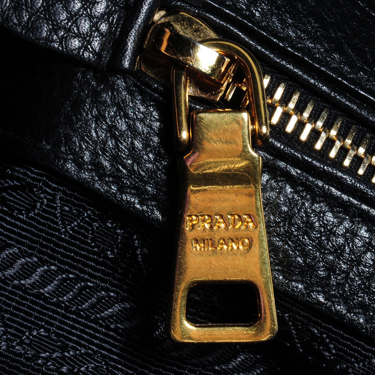 Prada Vitello Daino Shopping Tote Nero Black 9 of 11