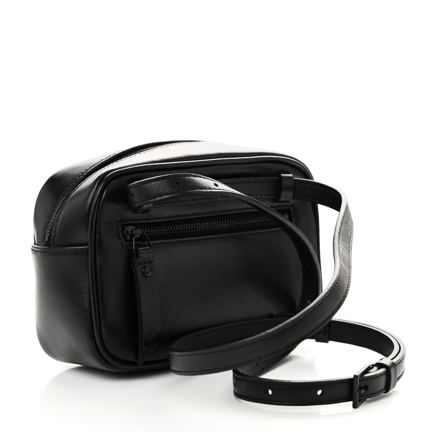 Saint Laurent Calfskin Matelasse Monogram Lou Belt Bag Black 3 of 10