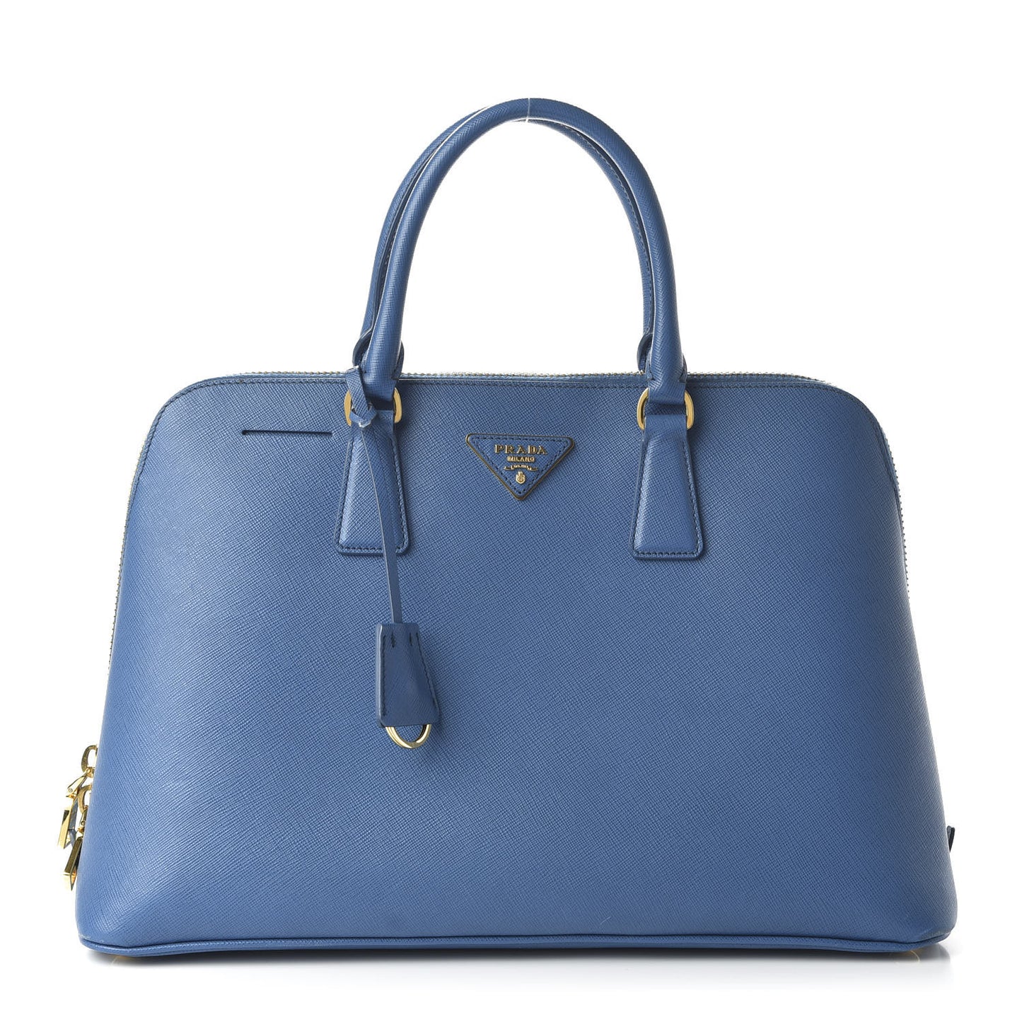 Saffiano Lux Large Promenade Tote Bluette