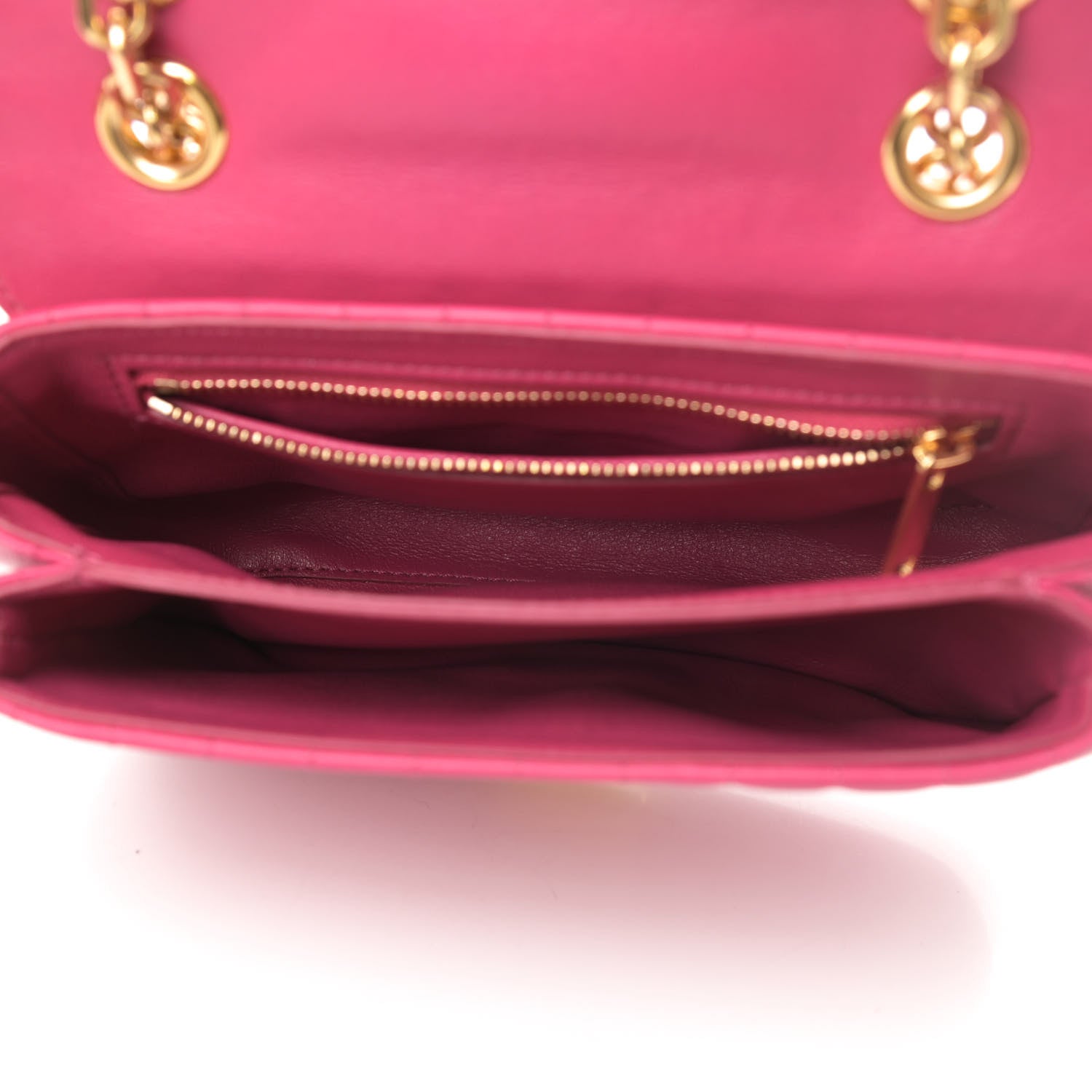 Celine Calfskin Quilted Small C Bag Pink 5 of 13