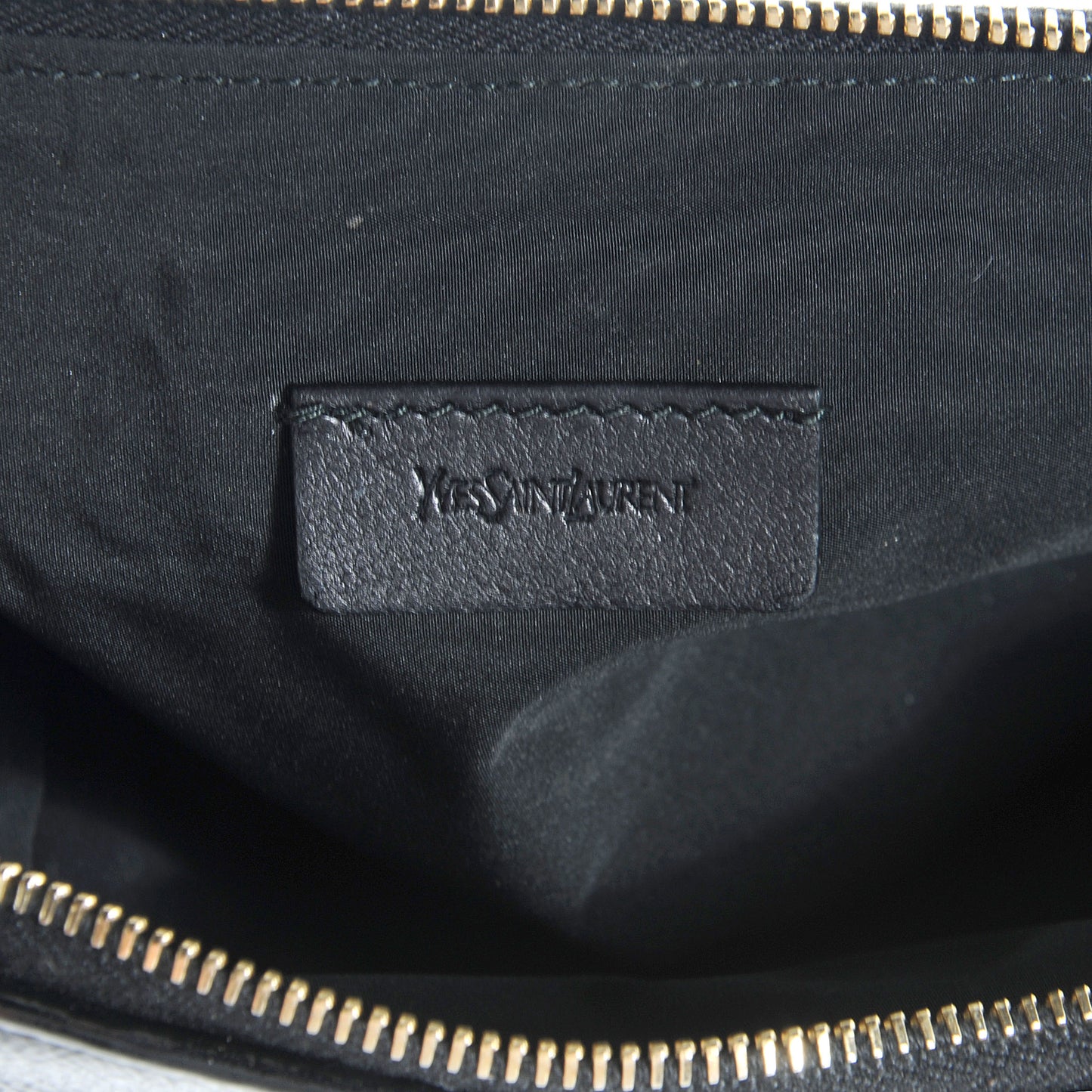 Patent Y-Mail Cosmetic Case Black