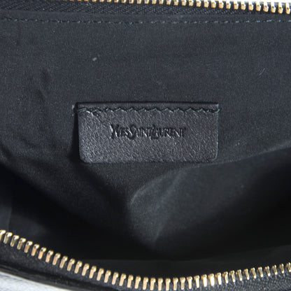 Saint Laurent Patent Y-Mail Cosmetic Case Black 6 of 7